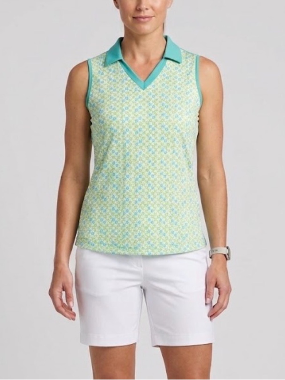 Swing Golf Sleeveless Polo Shirt Tank Top Women’s Size Large